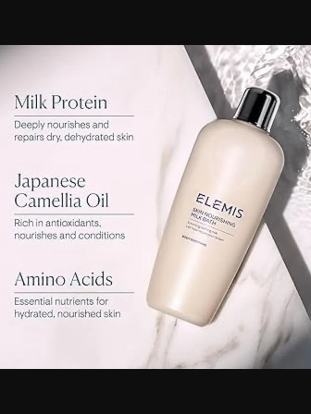 NIB ELEMIS Skin Nourishing Milk Bath Full Size 400mL Retail Price $79.00